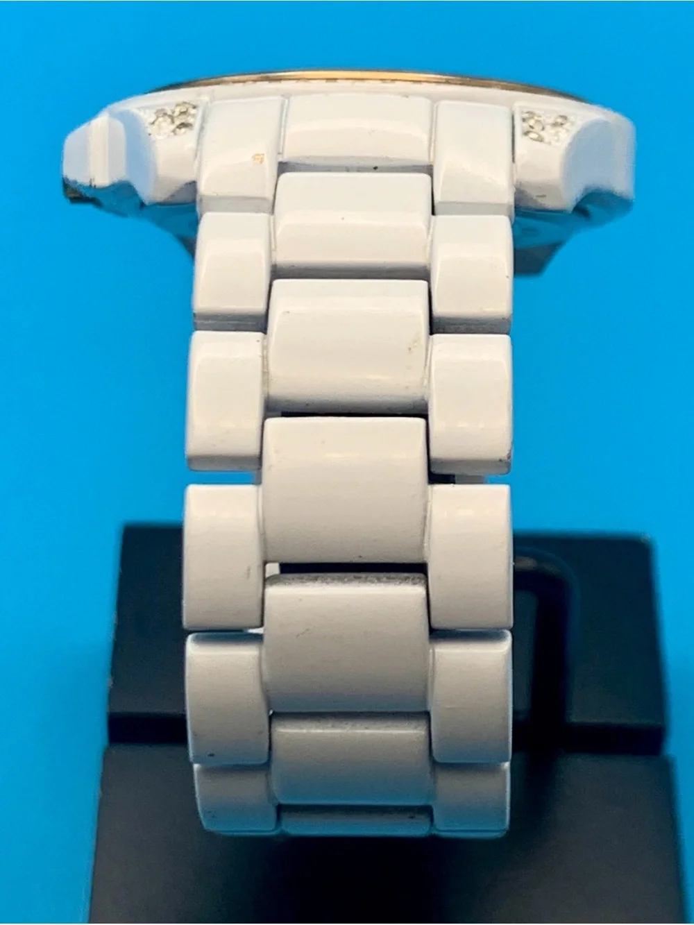 TARGET Women’s Quartz Bracelet Wristwatch Crystals Faux Subdials Works New Batt